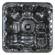 spa jacuzzi exterior SPAtec 950B negro
